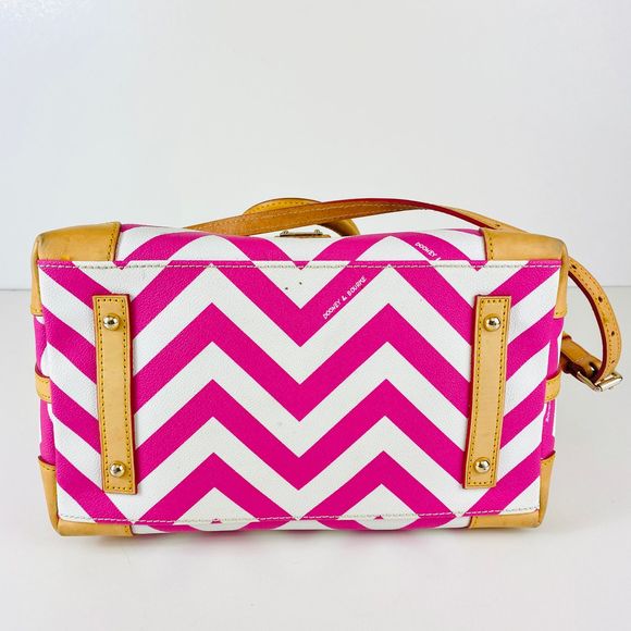 Dooney & Bourke Chevron' Convertible Satchel - Picture 6 of 11